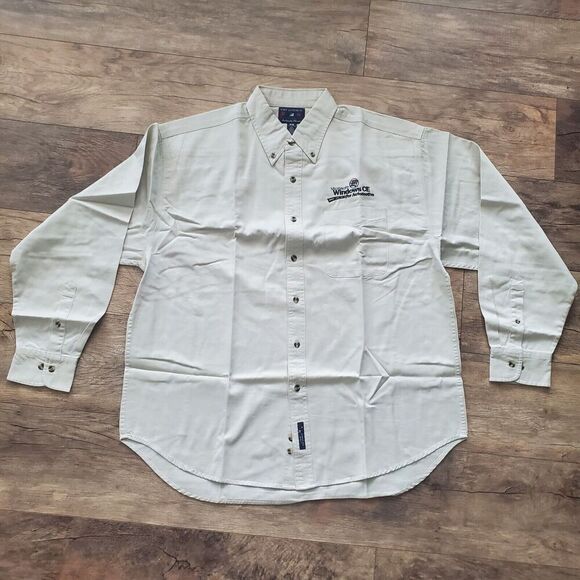 Vintage Windows Button Down Y2K Microsoft Windows CE Uniform - Picture 1 of 9